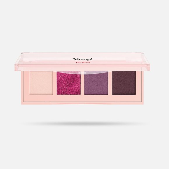 Pupa Milano Vamp! 4 Eyeshadow Palette | 004 Vibrant Plum | NEW MAKEUP - Picture 1 of 4